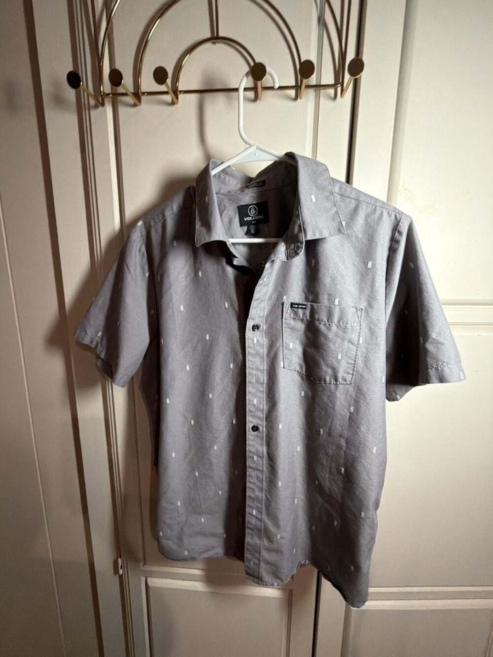 Volcom Salford Woven Short Sleeve - Pewter – ,